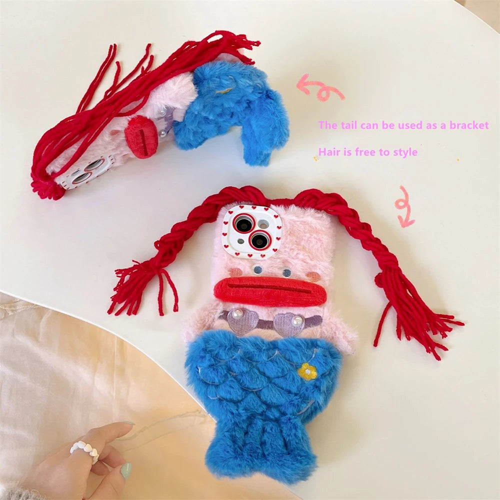 3D Big Mouth Mermaid Phone Case