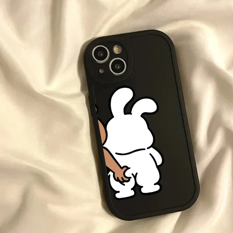 Pinch Butt Bear Rabbit Phone Case