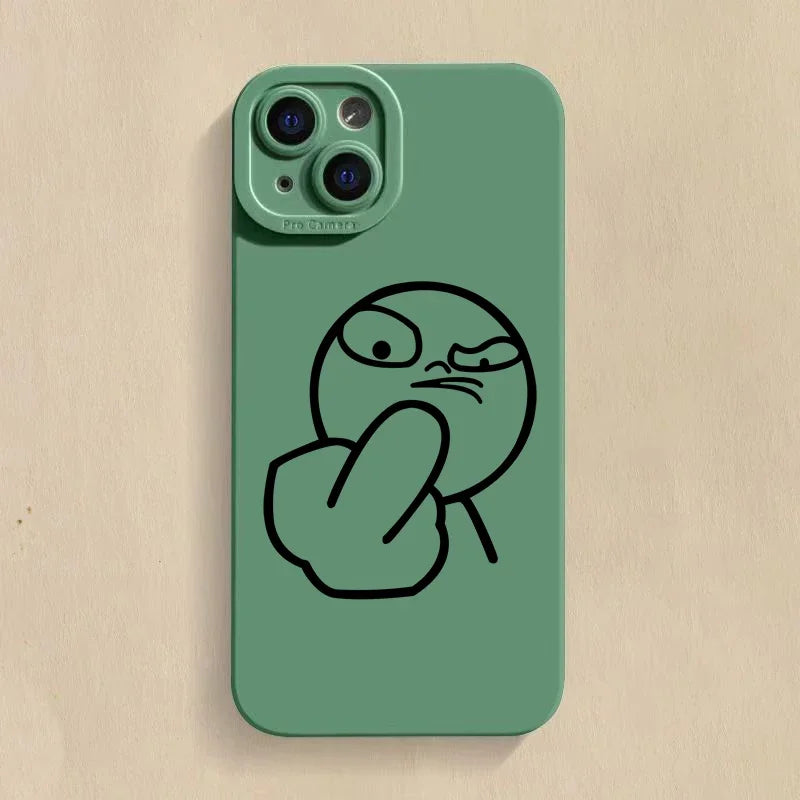 Funny Cartoon Man Phone Case