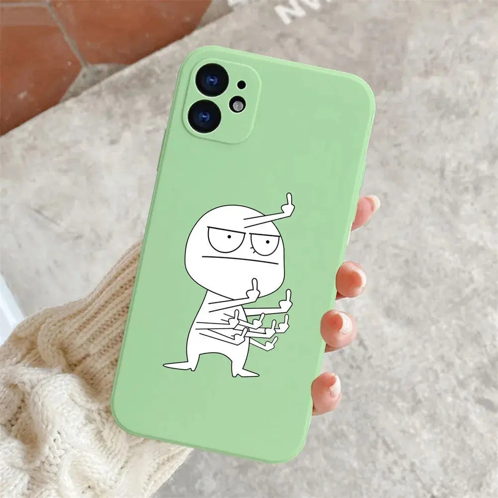 Funny Middle Finger Phone Case