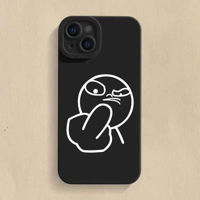 Funny Cartoon Man Phone Case