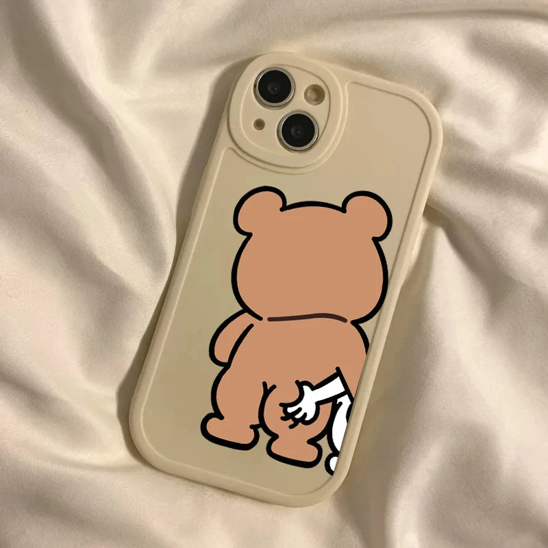 Pinch Butt Bear Rabbit Phone Case