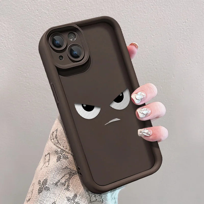 Funny Eyes Painted Phone Case