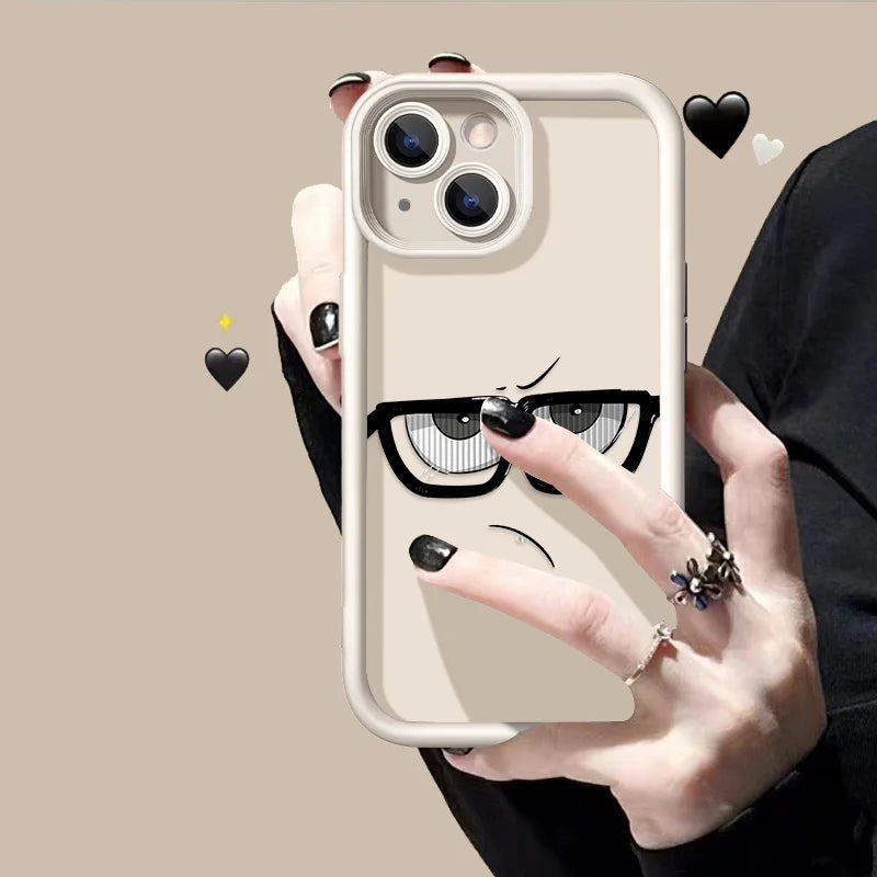 Funny Eyes Painted Phone Case