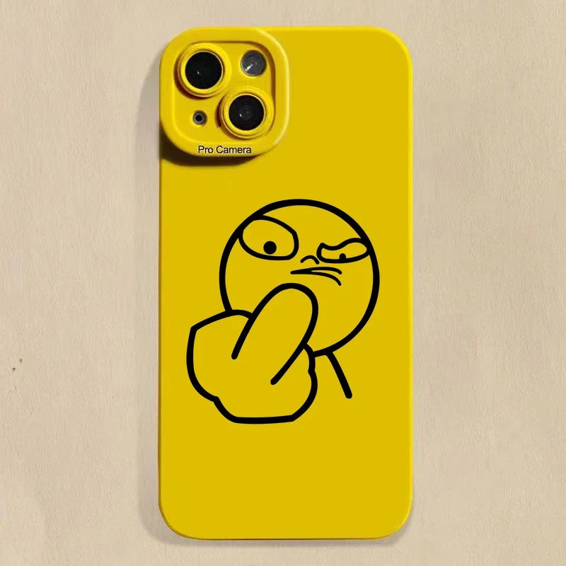 Funny Cartoon Man Phone Case