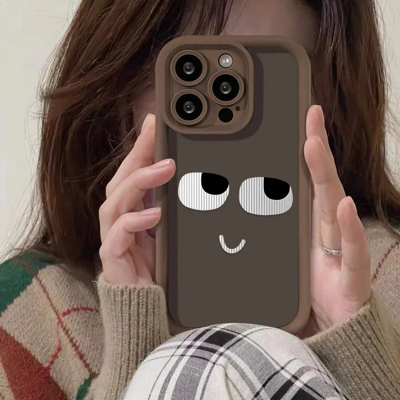 Funny Eyes Painted Phone Case