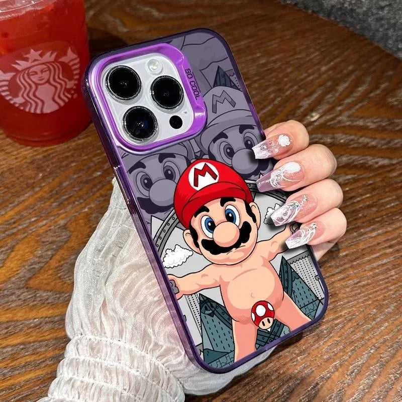 Naked Mushroom Mario Phone Case