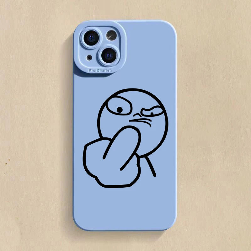 Funny Cartoon Man Phone Case