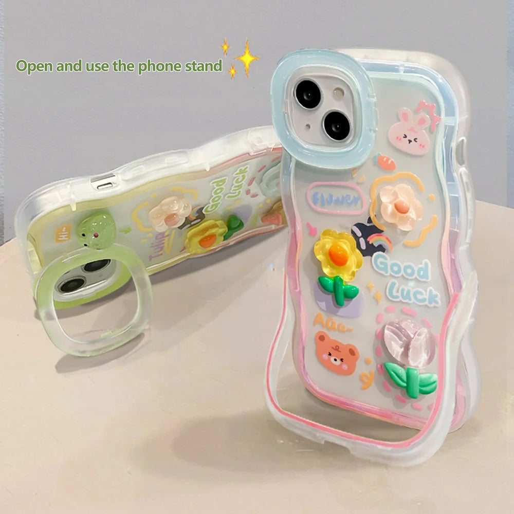 3D Cute Animal Phone Case Holder