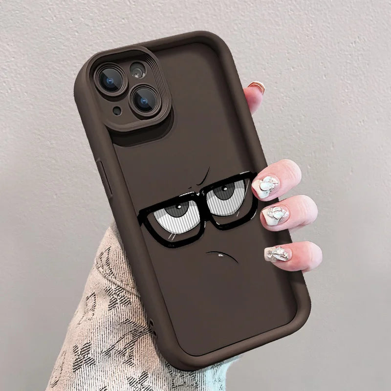 Funny Eyes Painted Phone Case